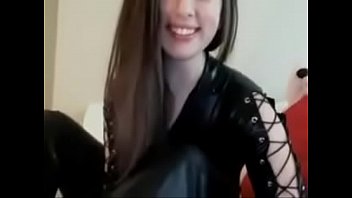 Teen in latex on cam - thecamgirls247.com